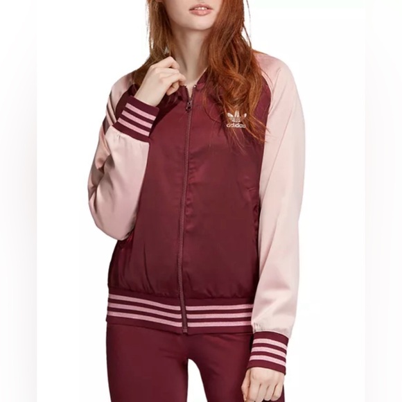 adidas Jackets & Blazers - Adidas Originals purple and pink bomber jacket